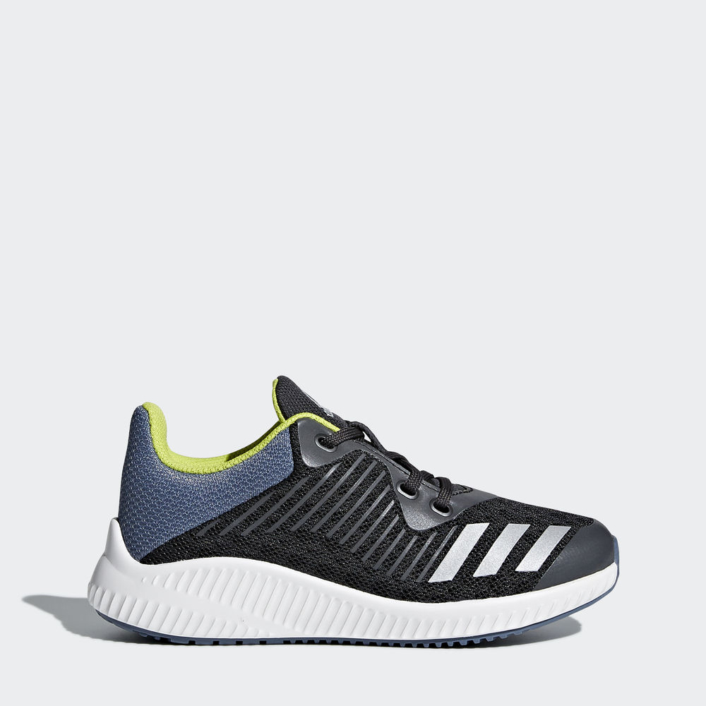 Adidas Fortarun - παπουτσια για τρεξιμο για κοριτσια - Βαθυ Γκρι/Ασημι Μεταλλικός/Γκρι,Μέγεθος: EU 2